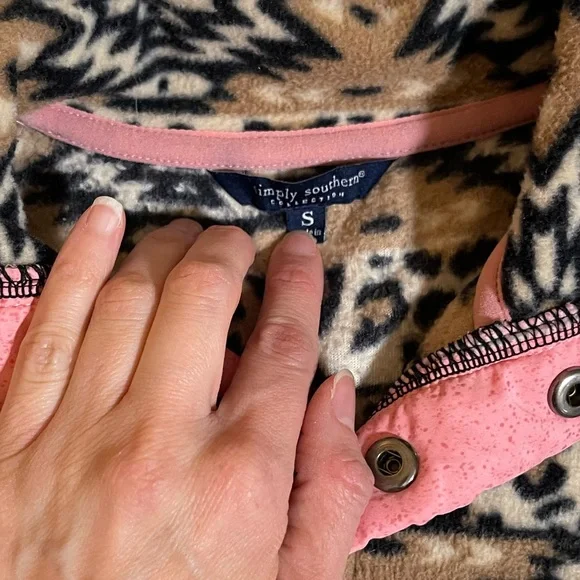 Simply Southern | Fleece Bundle | Plum/Navy & Aztec Print/Pink Trim - Picture 10 of 15